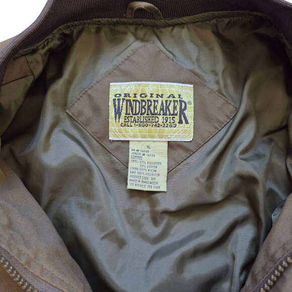 Vintage Original Windbreaker Men's Jacket XL Green Utility Outerwear Layering - Picture 3 of 9